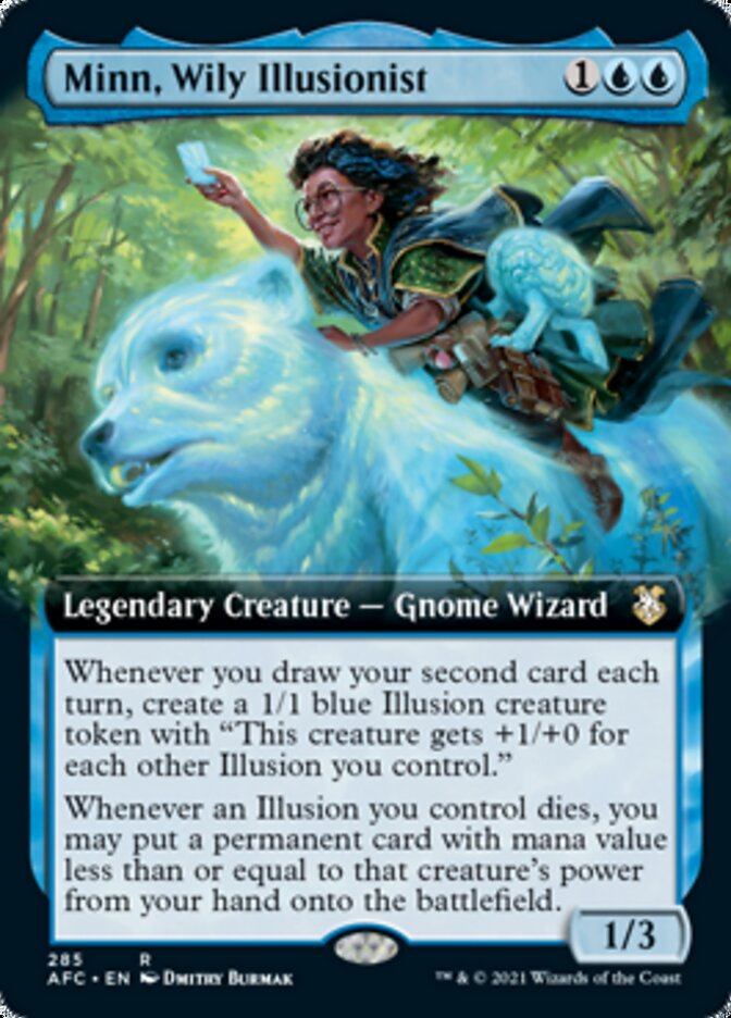 Minn, Wily Illusionist (Extended) [Dungeons & Dragons: Adventures in the Forgotten Realms Commander] | Gaming Infinity
