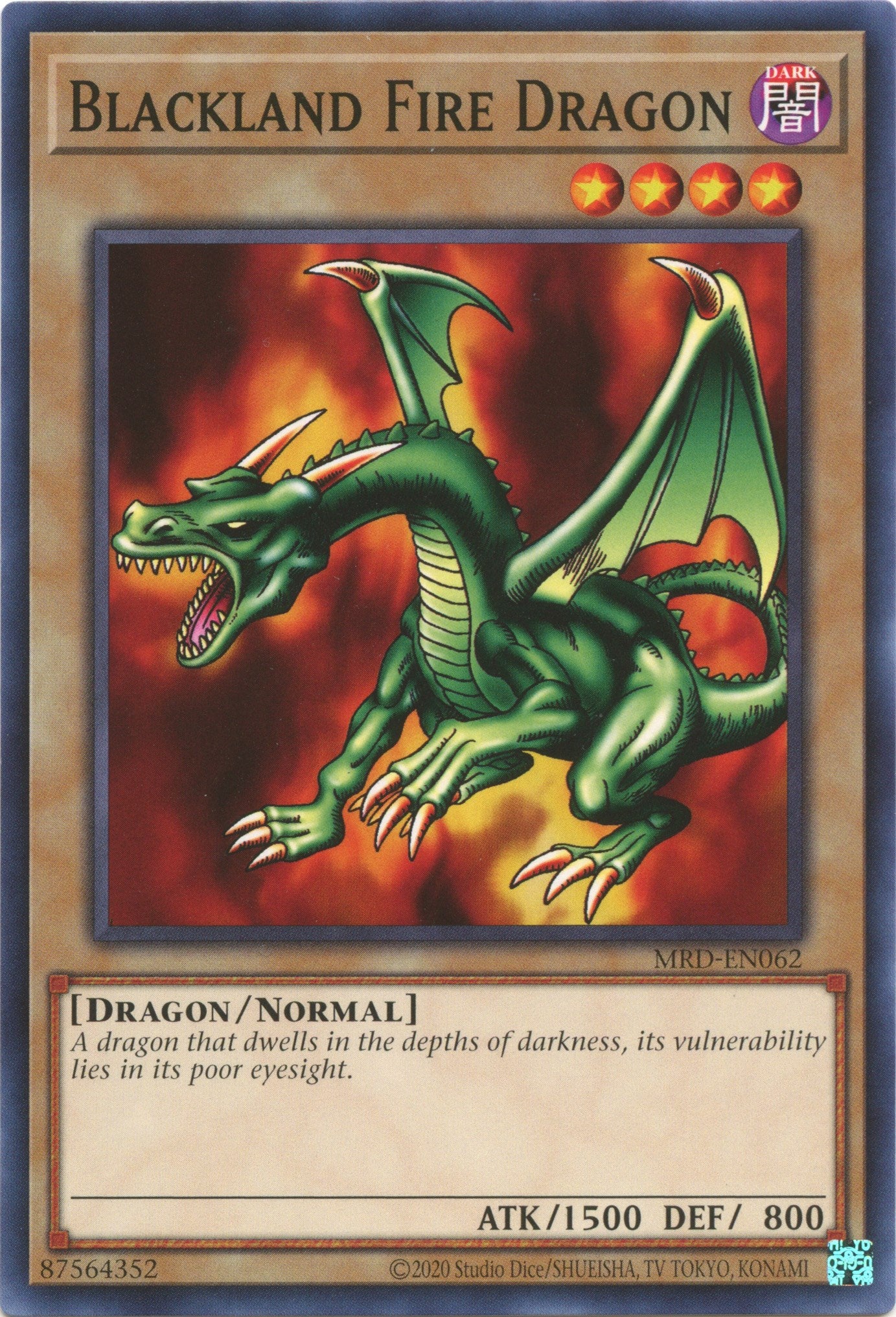 Blackland Fire Dragon (25th Anniversary) [MRD-EN062] Common | Gaming Infinity