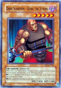 Dark Scorpion - Gorg the Strong [Dark Revelation Volume 1] [DR1-EN222] | Gaming Infinity