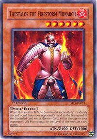 Thestalos the Firestorm Monarch [Structure Deck: Blaze of Destruction] [SD3-EN011] | Gaming Infinity