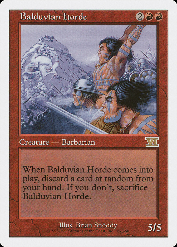 Balduvian Horde [Classic Sixth Edition] | Gaming Infinity