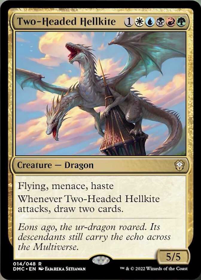 Two-Headed Hellkite [Dominaria United Commander] | Gaming Infinity