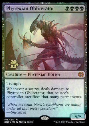 Phyrexian Obliterator [Phyrexia: All Will Be One Prerelease Promos] | Gaming Infinity