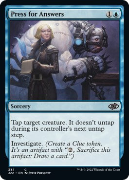 Press for Answers [Jumpstart 2022] | Gaming Infinity