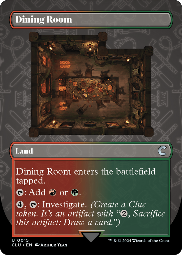 Dining Room (Borderless) [Ravnica: Clue Edition] | Gaming Infinity