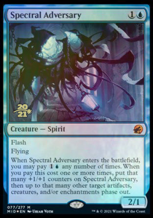 Spectral Adversary [Innistrad: Midnight Hunt Prerelease Promos] | Gaming Infinity