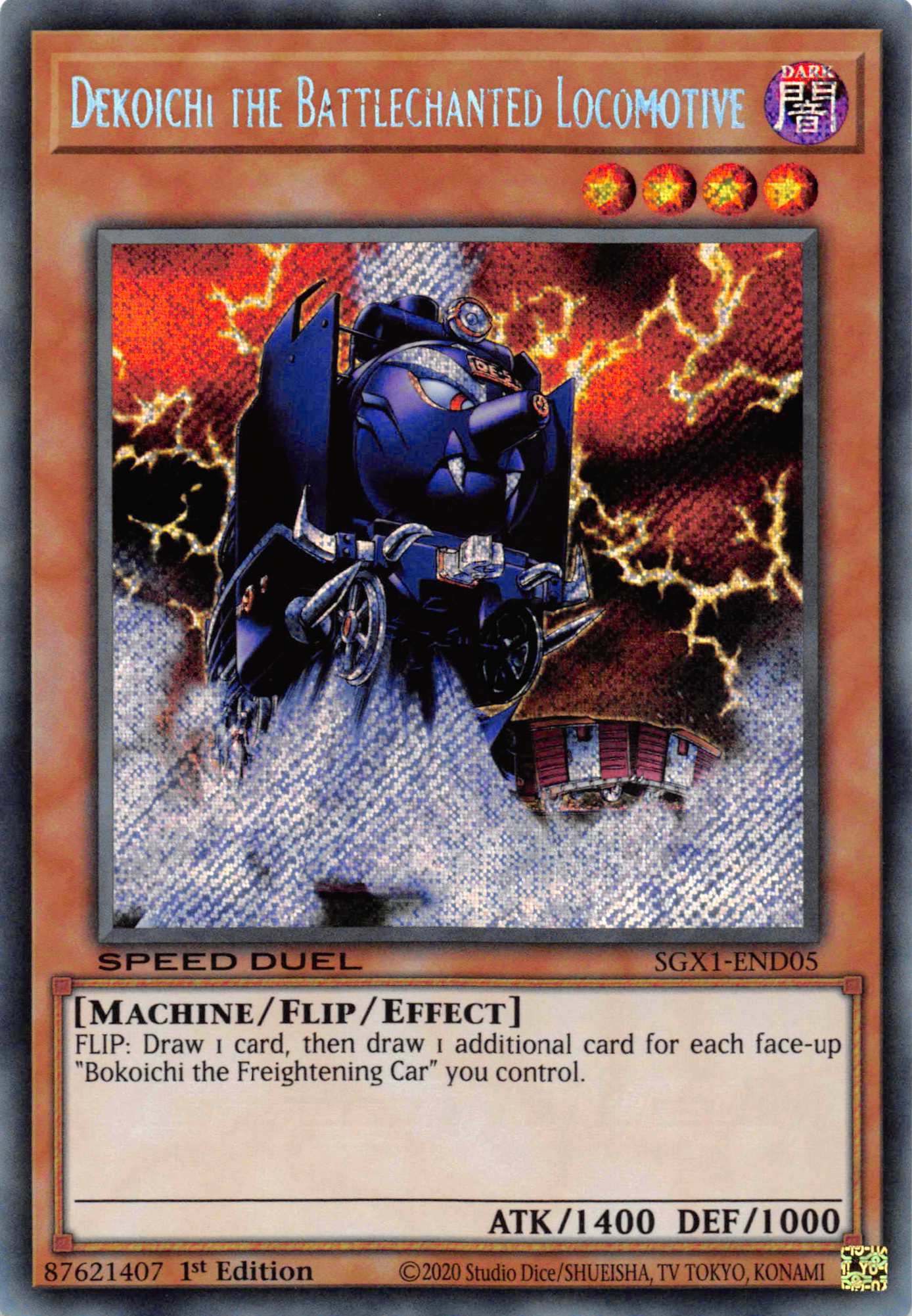 Dekoichi the Battlechanted Locomotive [SGX1-END05] Secret Rare | Gaming Infinity