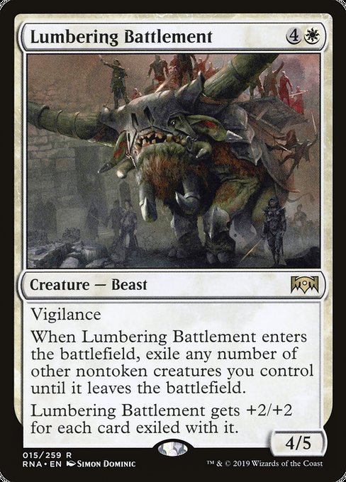 Lumbering Battlement [Ravnica Allegiance] | Gaming Infinity