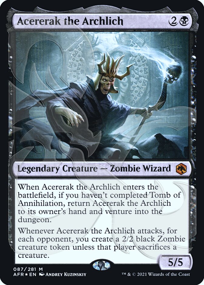 Acererak the Archlich (Ampersand Promo) [Dungeons & Dragons: Adventures in the Forgotten Realms Promos] | Gaming Infinity