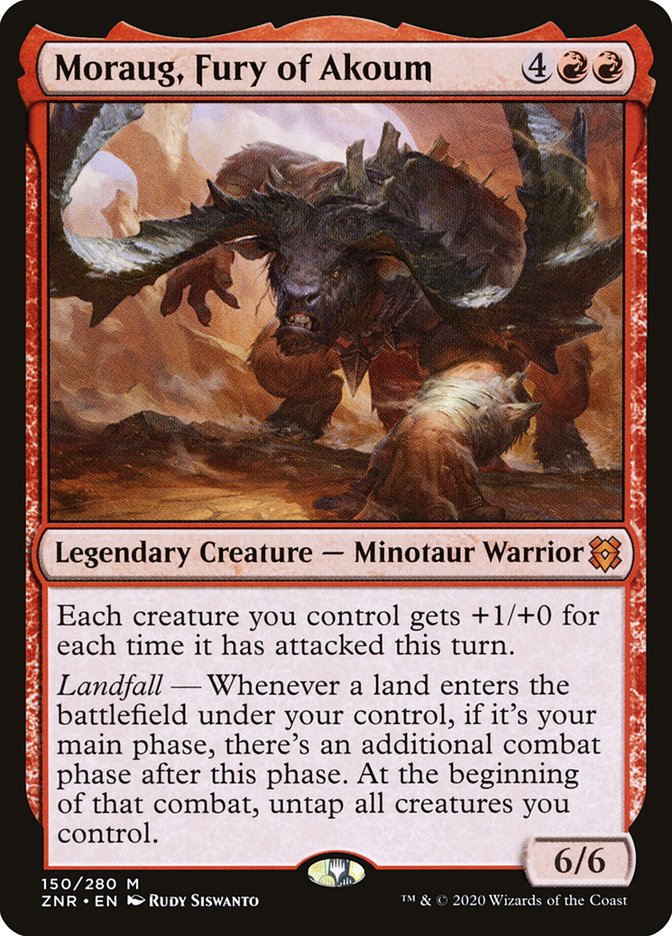 Moraug, Fury of Akoum [Zendikar Rising] | Gaming Infinity