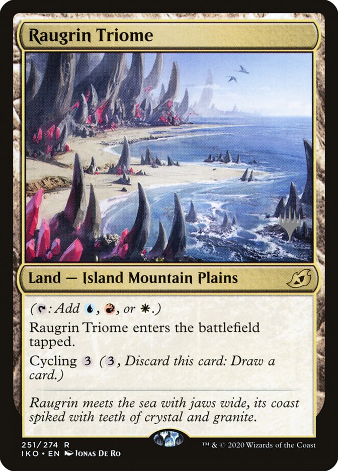 Raugrin Triome (Promo Pack) [Ikoria: Lair of Behemoths Promos] | Gaming Infinity