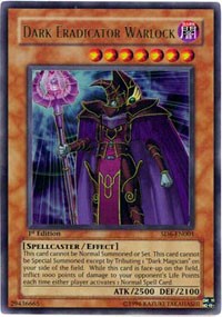 Dark Eradicator Warlock [Structure Deck: Spellcaster's Judgment] [SD6-EN001] | Gaming Infinity