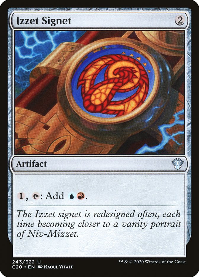 Izzet Signet [Commander 2020] | Gaming Infinity