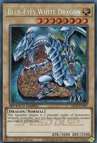 Blue-Eyes White Dragon (Secret) [SBCB-EN087] Secret Rare | Gaming Infinity