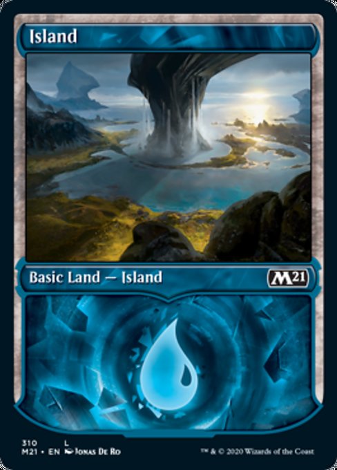 Island (Showcase) [Core Set 2021] | Gaming Infinity