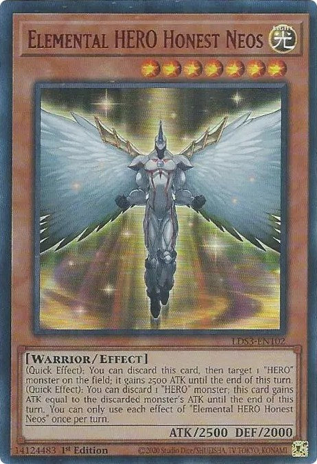 Elemental HERO Honest Neos (Red) [LDS3-EN102] Ultra Rare | Gaming Infinity