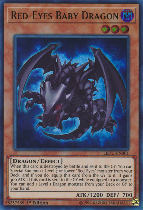 Red-Eyes Baby Dragon [LEDU-EN001] Ultra Rare | Gaming Infinity