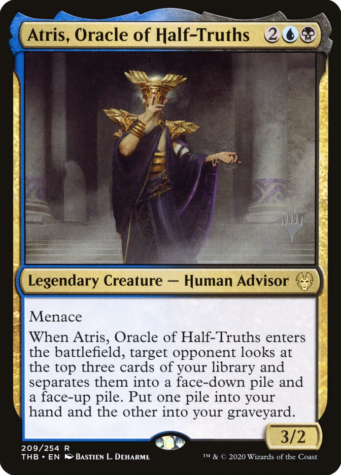 Atris, Oracle of Half-Truths (Promo Pack) [Theros Beyond Death Promos] | Gaming Infinity