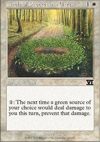 Circle of Protection: Green [Classic Sixth Edition] | Gaming Infinity