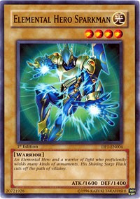 Elemental Hero Sparkman [Duelist Pack 1: Jaden Yuki] [DP1-EN004] | Gaming Infinity