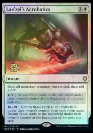 Lae'zel's Acrobatics [Commander Legends: Battle for Baldur's Gate Prerelease Promos] | Gaming Infinity
