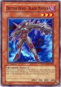 Destiny Hero - Blade Master [Power of the Duelist] [POTD-EN015] | Gaming Infinity