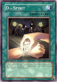 D - Spirit [Power of the Duelist] [POTD-EN041] | Gaming Infinity