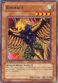 Birdface [Structure Deck: Lord of the Storm] [SD8-EN009] | Gaming Infinity