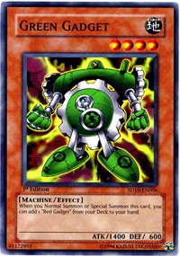 Green Gadget [Structure Deck: Machine Re-Volt] [SD10-EN006] | Gaming Infinity