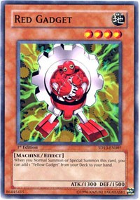 Red Gadget [Structure Deck: Machine Re-Volt] [SD10-EN007] | Gaming Infinity