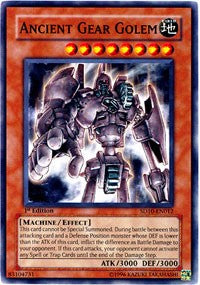 Ancient Gear Golem [Structure Deck: Machine Re-Volt] [SD10-EN012] | Gaming Infinity