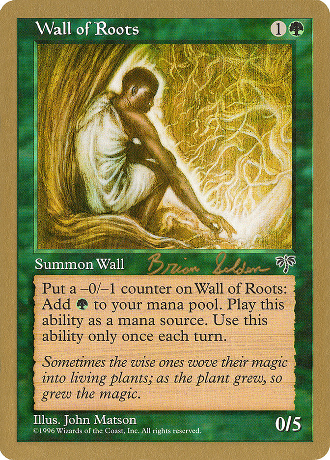 Wall of Roots (Brian Selden) [World Championship Decks 1998] | Gaming Infinity