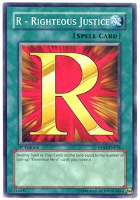 R - Righteous Justice [Duelist Pack 3: Jaden Yuki 2] [DP03-EN018] | Gaming Infinity