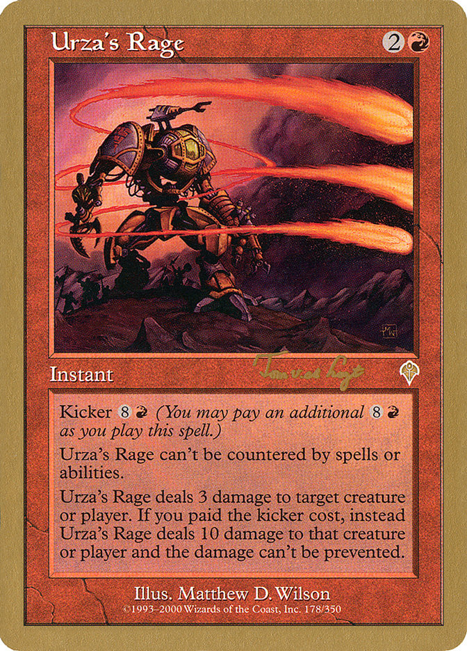 Urza's Rage (Tom van de Logt) [World Championship Decks 2001] | Gaming Infinity