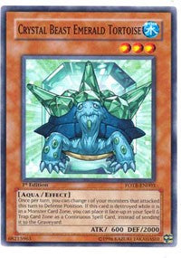 Crystal Beast Emerald Tortoise [Force of the Breaker] [FOTB-EN003] | Gaming Infinity