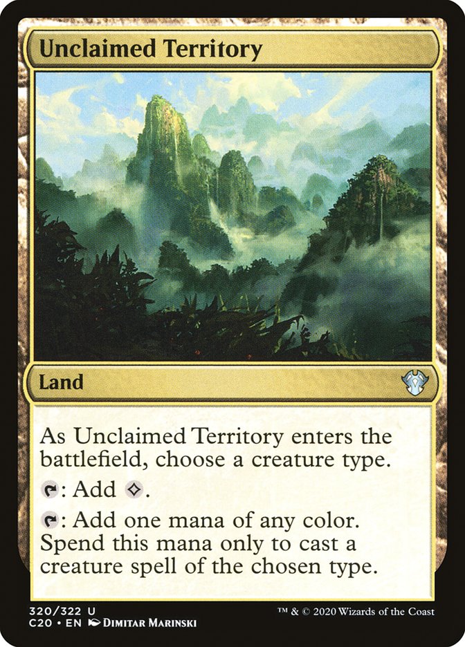 Unclaimed Territory [Commander 2020] | Gaming Infinity