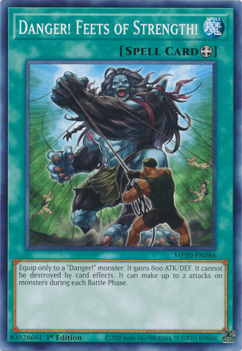 Danger! Feets of Strength! [MP20-EN086] Common | Gaming Infinity