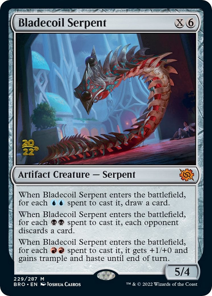 Bladecoil Serpent [The Brothers' War: Prerelease Promos] | Gaming Infinity