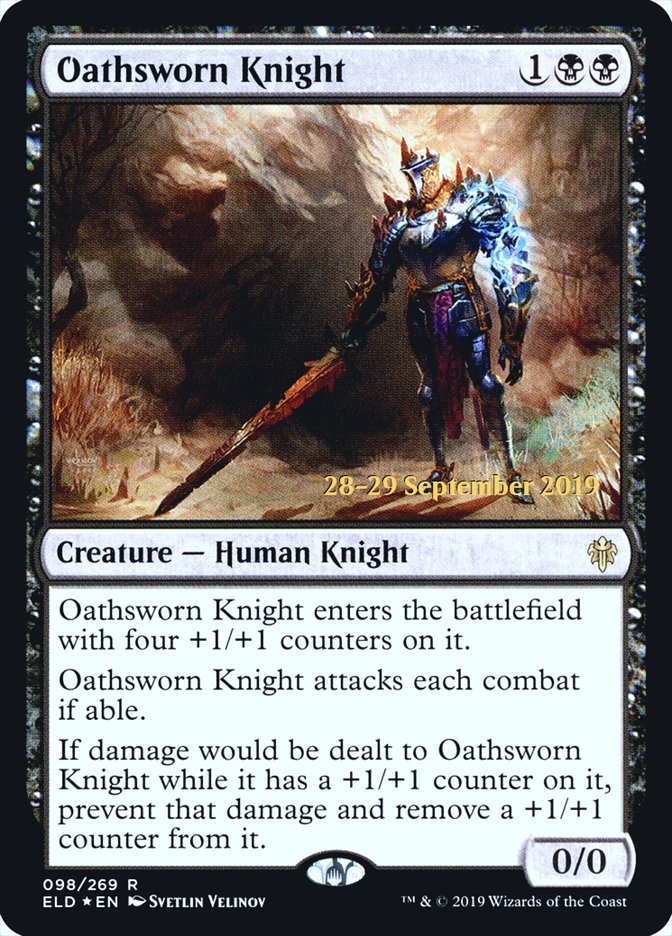 Oathsworn Knight  [Throne of Eldraine Prerelease Promos] | Gaming Infinity