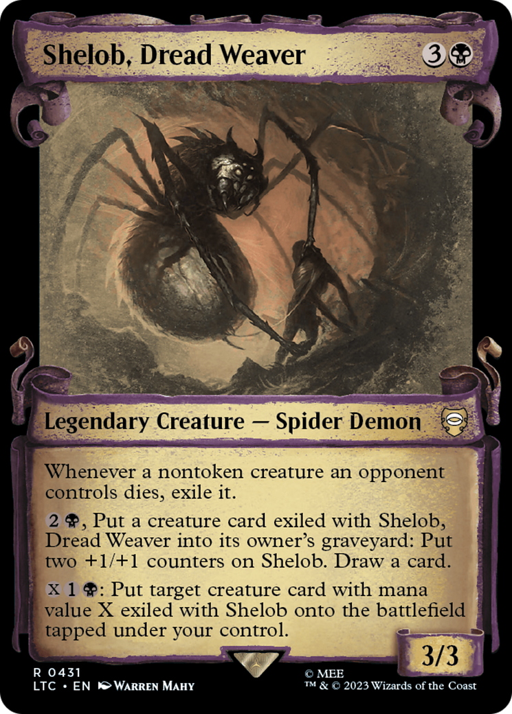 Shelob, Dread Weaver [The Lord of the Rings: Tales of Middle-Earth Commander Showcase Scrolls] | Gaming Infinity