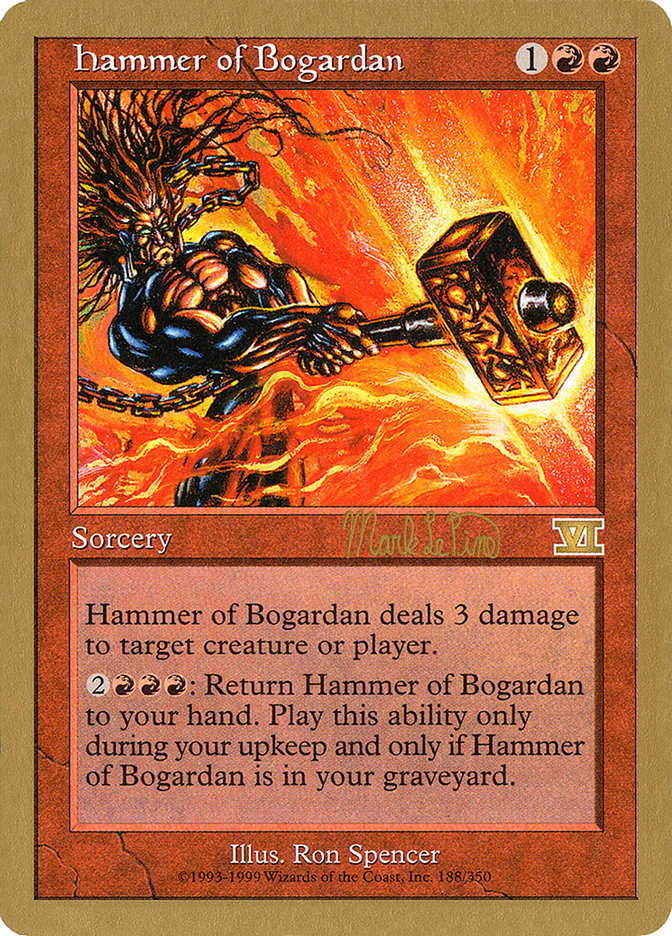 Hammer of Bogardan (Mark Le Pine) [World Championship Decks 1999] | Gaming Infinity