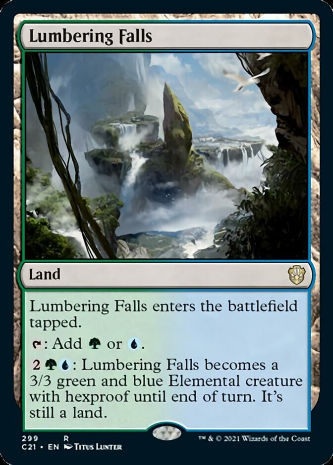 Lumbering Falls [Commander 2021] | Gaming Infinity