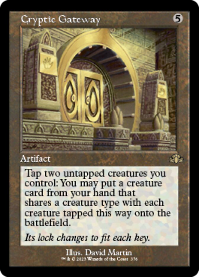 Cryptic Gateway (Retro) [Dominaria Remastered] | Gaming Infinity