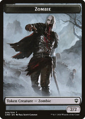 Salamander Warrior // Zombie Token [Commander Legends Tokens] | Gaming Infinity