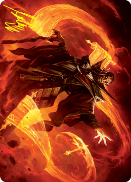 Plargg, Dean of Chaos Art Card (Gold-Stamped Signature) [Strixhaven: School of Mages Art Series] | Gaming Infinity