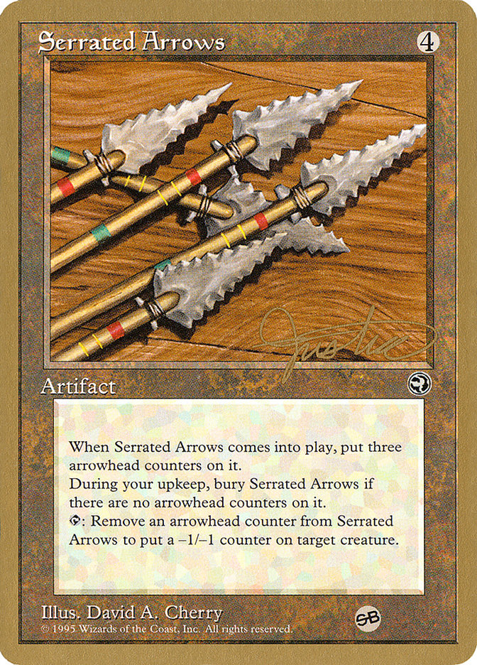 Serrated Arrows (Mark Justice) (SB) [Pro Tour Collector Set] | Gaming Infinity