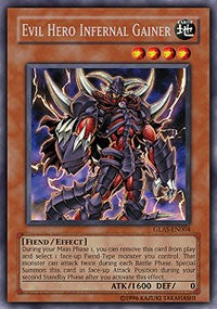 Evil Hero Infernal Gainer [Gladiator's Assault] [GLAS-EN004] | Gaming Infinity