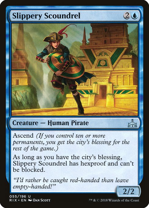 Slippery Scoundrel [Rivals of Ixalan] | Gaming Infinity