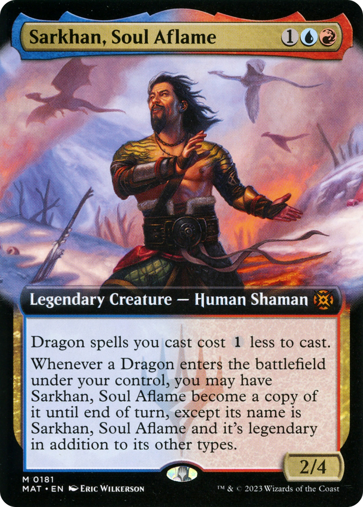 Sarkhan, Soul Aflame (Extended Art) [March of the Machine: The Aftermath] | Gaming Infinity