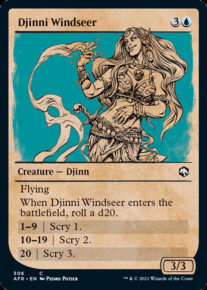 Djinni Windseer (Showcase) [Dungeons & Dragons: Adventures in the Forgotten Realms] | Gaming Infinity